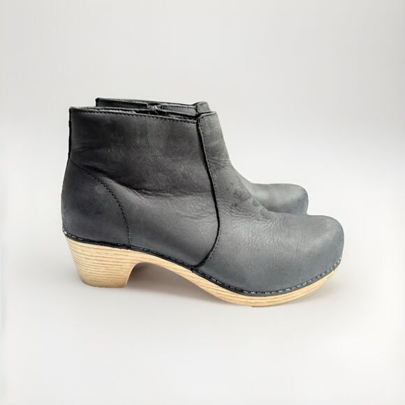 Dansko Maria Black Nubuck Boots EU 38 - Picture 5 of 10